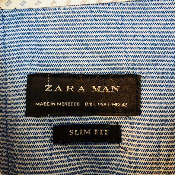 Zara Man Long Sleeve Shirt Floral Print - Picture 3 of 5